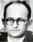  ??  ?? Adolf Eichmann 1961 – in Israel wurde dem einstigen SSOberstur­mbannführe­r der Prozess gemacht.