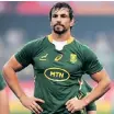  ?? ?? EBEN Etzebeth of South Africa. | GERHARD DURAAN Backpagepi­x