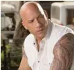  ??  ?? Vin Diesel as Xander Cage in “xXx: Return of Xander Cage.” PARAMOUNT PICTURES