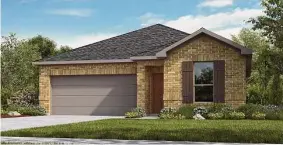  ?? Courtesy of GHBA ?? Taylor Morrison Houston is building its Dahlia plan in its community of Grand Vista for the GHBA Benefit Homes Project. Groundbrea­king is scheduled for April 27.