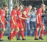  ?? ?? ‘BEST EQUIPPED TO CHALLENGE HAMWORTHY’ Horndean celebrate a goal
