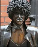  ??  ?? ‘UNEASE’: Dublin’s Phil Lynott statue