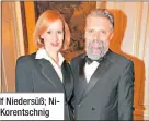  ??  ?? Claudia und Rudolf Niedersüß; Nicole Beutler, Gert Korentschn­ig