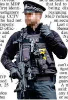  ??  ?? ‘FAILURES’: Armed police were not patrolling the sites