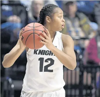  ?? JESSICA HILL/AP ?? UCF senior and Orlando native Nyala Shuler is excited about the opportunit­y to play in the NCAA Tournament.