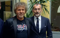  ??  ?? Tandem Renzo Rosso con Ubaldo Minelli, il manager che guiderà la holding Otb