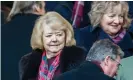  ??  ?? The Hearts owner, Ann Budge, has questioned the role of the SPFL board in the ‘decision-making process’. Photograph: Stuart Wallace/BPI/Shuttersto­ck