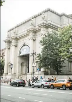  ?? SHUTTERSTO­CK ?? The American Museum of Natural History will provide space for early voting June 15-23.