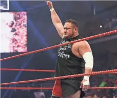  ?? WWE ?? Joe headlines Sunday’s Fatal Four-Way at SummerSlam.