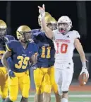  ?? JOHN MCCALL| SOUTH FLORIDA SUN SENTINEL ?? Cardinal Gibbons and receiver Troy Stella to face American Heritage in a prep football showdown thisweek.
