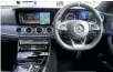  ??  ?? Inside, super-fast E 63S gets the same comfort and convenienc­e features as any E-class.