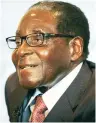  ??  ?? President Mugabe