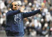  ?? Barry Reeger Associated Press ?? JAMES FRANKLIN agreed to a 10-year contract that would keep him at Penn State through 2031.