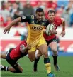  ??  ?? Ngani Laumape was a revelation for the Hurricanes this season.