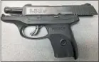  ?? VIA MIDHUDSON NEWS NETWORK ?? Gillian Jeffords brought this gun to the school where she works, police said.