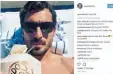  ?? Instagram/aussenrist­15 ?? Mats Hummels schickt Urlaubsgrü­ße über Instagram.