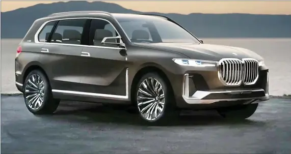  ??  ?? BMW X7 will be launched in February this year.