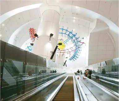  ?? Photo: Sam Tsang ?? The Admiralty station will become a core interchang­e for cross-harbour rail lines once the Sha Tin-Central link fully opens.