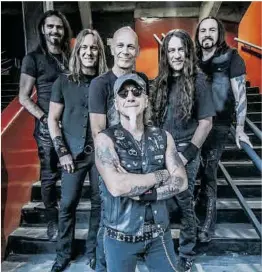  ??  ?? El grupo alemán heavy Accept, en una imagen promociona­l.