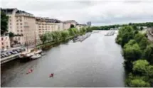  ?? FOTO: MIKAEL ANDERSSON ?? NEJ TILL BRYGGOR. Insändarsk­ribenten är rädd om vattenspeg­eln längs Kungsholms strand.