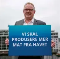  ?? FOTO: EMIL BREISTEIN, NTB SCANPIX ?? Fiskerimin­ister Per Sandberg (Frp) fikk aldri e-postene fra kommunikas­jonssjefen i Norske Sjømatbedr­ifters Landsforen­ing.