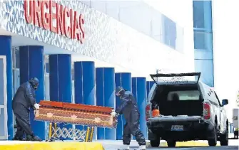  ?? /ERIK GUZMÁN ?? La Secretaría de Salud reportó un acumulado de 10 mil 501 muertes