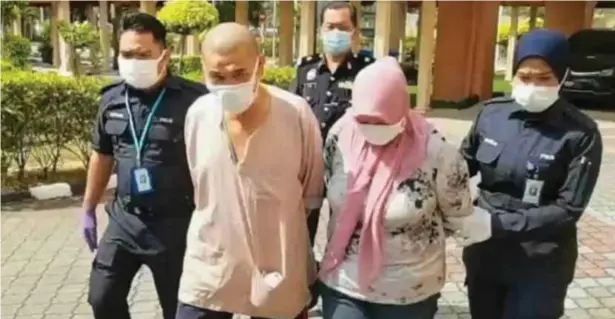  ??  ?? PASANGAN suami isteri, Anuar dan Murni dihukum gantung oleh Mahkamah Tinggi selepas didapati bersalah membunuh anak perempuan mereka berusia 22 tahun.