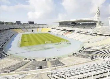  ?? //EFE ?? El Estadi Olímpic acogerá a la afición blaugrana a partir de la próxima temporada