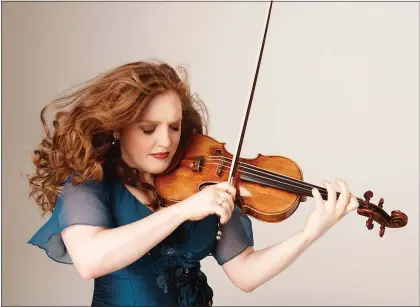  ?? COURTESY OF RACHEL BARTON PINE ?? Violinist Rachel Barton Pine has wildly diverse tastes — from Baroque to heavy metal — but Bach is her touchstone.