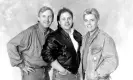  ?? ?? From left to right: Pete Waterman, Matt Aitken and Mike Stock during the recording of the Band Aid 2 charity single Do They Know It’s Christmas in 1989. Photograph: Dave Hogan