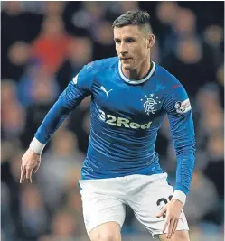  ?? Picture: SNS. ?? Michael O’Halloran will not feature in Pedro Caixinha’s squad for the visit of Partick Thistle.