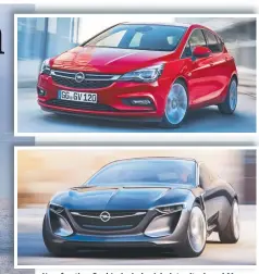  ??  ?? New frontier: Opel Insignia (main); Astra (top); and Monza