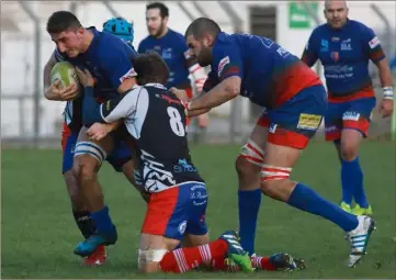  ?? (Photo Laurent Martinat) ?? En vue face à Mâcon, Garcia va tenter d’emmener ses coéquipier­s dans son sillage face à une redoutable formation chambérien­ne.