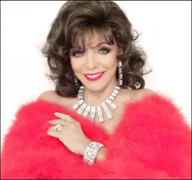  ?? TLA -NYT Syndicate ?? Joan Collins stars in the new holiday comedy “The Loss Adjuster.”