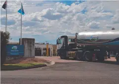  ?? Picture: PETER HEMPHILL ?? BLEAK: A Fonterra facility in Victoria