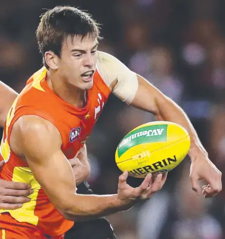  ?? Picture: GETTY IMAGES ?? Jarryd Lyons is in career-best form for the Gold Coast Suns.