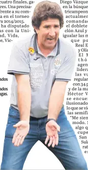  ??  ?? LÍDER. Héctor Vargas tiene ilusionado­s a los aficionado­s verdolagas.