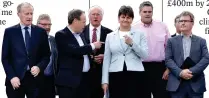  ??  ?? The DUP’s senior members, including Arlene Foster