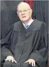  ?? J. Scott Applewhite Associated Press ?? JUSTICE Kennedy may be considerin­g retirement.