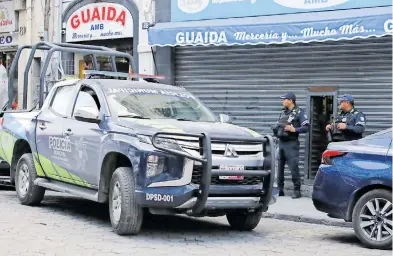  ?? / FOTOS: ERIK GUZMÁN ?? El hecho se registró sobre la calle 3 Norte entre la 8 y 10 Poniente