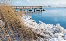  ??  ?? Winterstim­mung auf Fehmarn: Urlauber finden jetzt vor allem Ruhe.