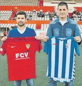  ?? FOTO: FC TERRASSA ?? Los técnicos Cristian García del Terrassa y Oliver Ballabriga del San Cristóbal