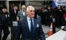  ?? Photograph: Anadolu Agency/Getty Images ?? Roger Stone leaves federal court in 2019.