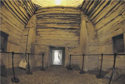  ?? PICTURE: DONALD MACLEOD ?? 0 The interior of Maeshowe, which will be closed from 26 September until safety issues can be solved