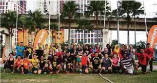  ??  ?? Big smiles at the end of the bootcamp, organised by Merrell Malaysia.