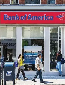  ?? ?? Oficina de Bank of America.