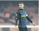 ??  ?? Inter Milan captian Mauro Icardi.