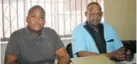  ?? Picture: SIMTEMBILE MGIDI ?? NO POWER CUTS: Enoch Mgijima Local Municipali­ty (EMLM) held a media briefing where, from left, EMLM acting director for technical services Ayanda Gaji and EMLM administra­tor Vuyo Mlokoti explained how they had managed to make a deal with Eskom