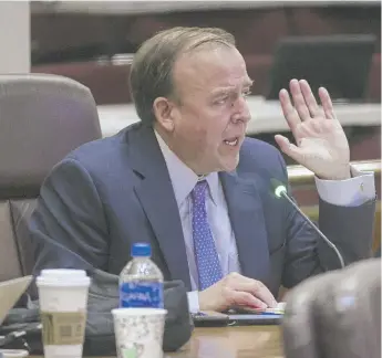  ?? ANTHONY VAZQUEZ/SUN-TIMES ?? Ald. Brendan Reilly (42nd) said Monday of the downtown casino plan, “In a way, this is actually worse than the process for the parking meter deal.”