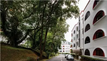  ?? ?? Cheong Eak Chong had developed the apartments at Oxley Garden for his family’s use, and also for rental income. Some of his children and grandchild­ren had lived at Oxley Garden, and the side-gate to the main house was built for their convenienc­e